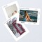 Golden State Art, Pack of 50, Acid-Free White Pre-Cut 5x7 Picture Mat for 4x6 Photo with White Core Bevel Cut Frame Mattes